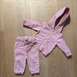 Kith Pink Kids Hoodie and Jogger Set
